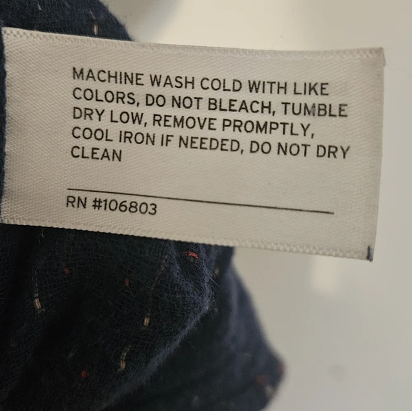 Duluth Trading Shirt Men's 2XL Blue Relaxed Fit Blue Ridge Indigo Short Sleeve - Picture 7 of 8